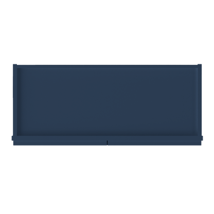 Wall Kitchen Cabinet W3036 Danbury Blue LessCare 30 in. width 36 in. height 12 in. depth - Kitchen Cabinets