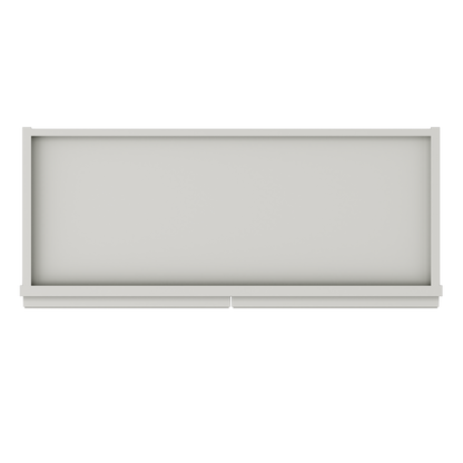 Wall Kitchen Cabinet W3036 Milan Pearl 30 in. width 36 in. height 12 in. depth - Kitchen Cabinets