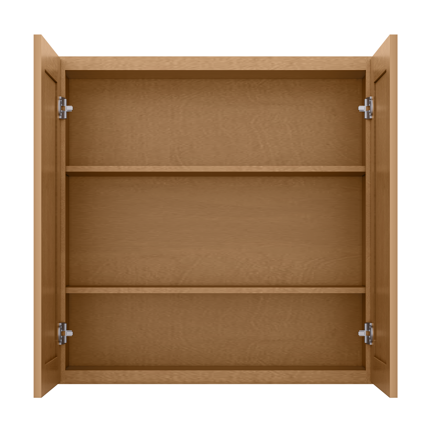 Wall Kitchen Cabinet W3036 Shaker Toffee LessCare 30 in. width 36 in. height 12 in. depth - Kitchen Cabinets