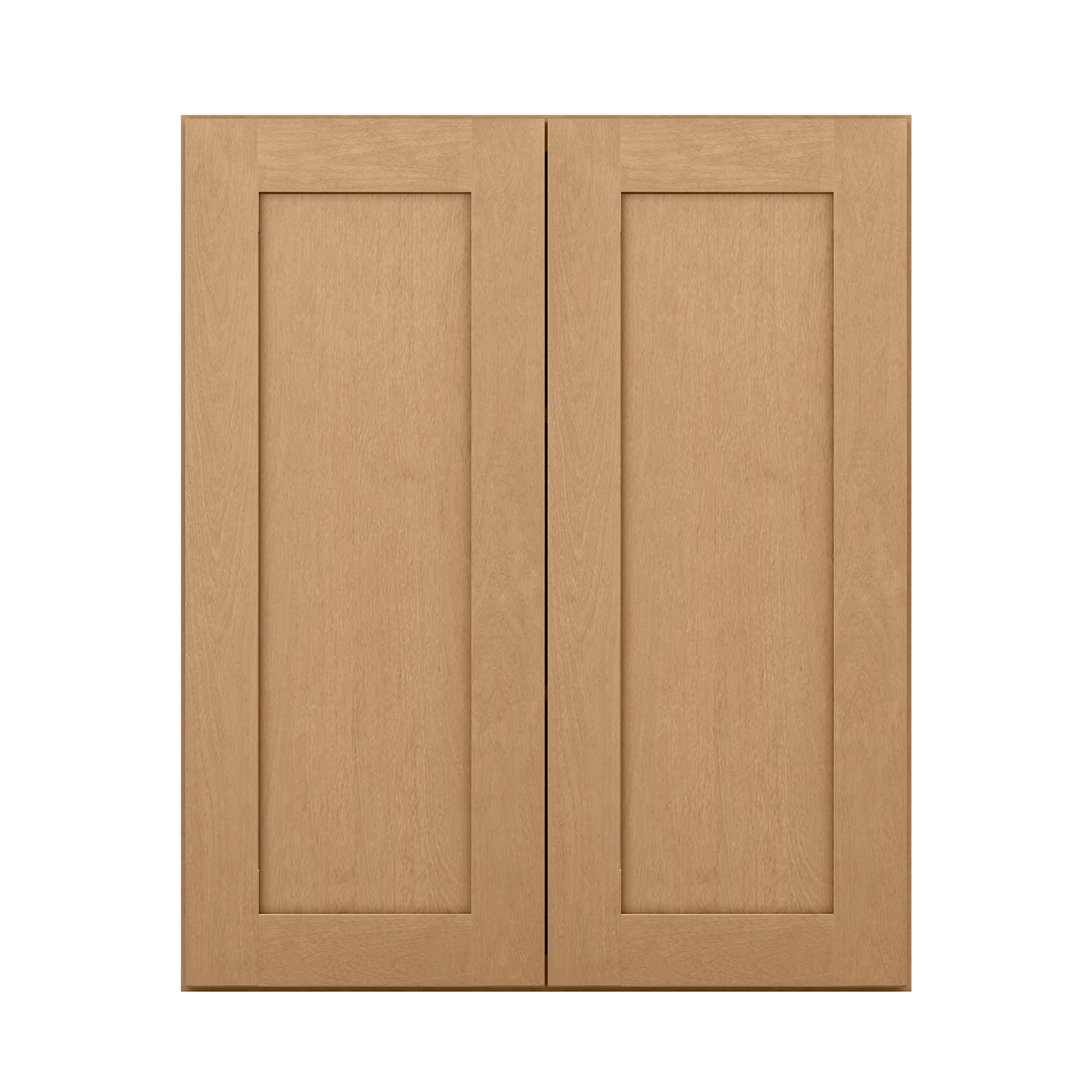 Wall Kitchen Cabinet W3036 Shaker Toffee LessCare 30 in. width 36 in. height 12 in. depth - Kitchen Cabinets