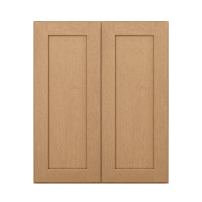 Wall Kitchen Cabinet W3036 Shaker Toffee LessCare 30 in. width 36 in. height 12 in. depth - Kitchen Cabinets