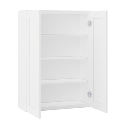 Wall Kitchen Cabinet W3042 Alpina White LessCare 30 in. width 42 in. height 12 in. depth - Kitchen Cabinets