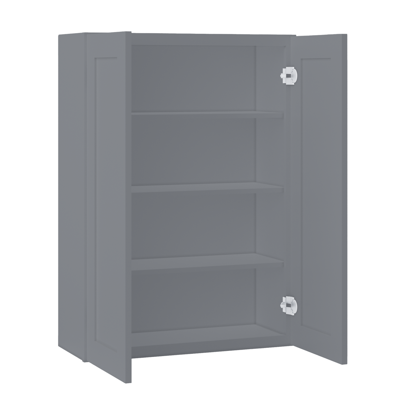 Wall Kitchen Cabinet W3042 Colonial Gray LessCare 30 in. width 42 in. height 12 in. depth - Kitchen Cabinets