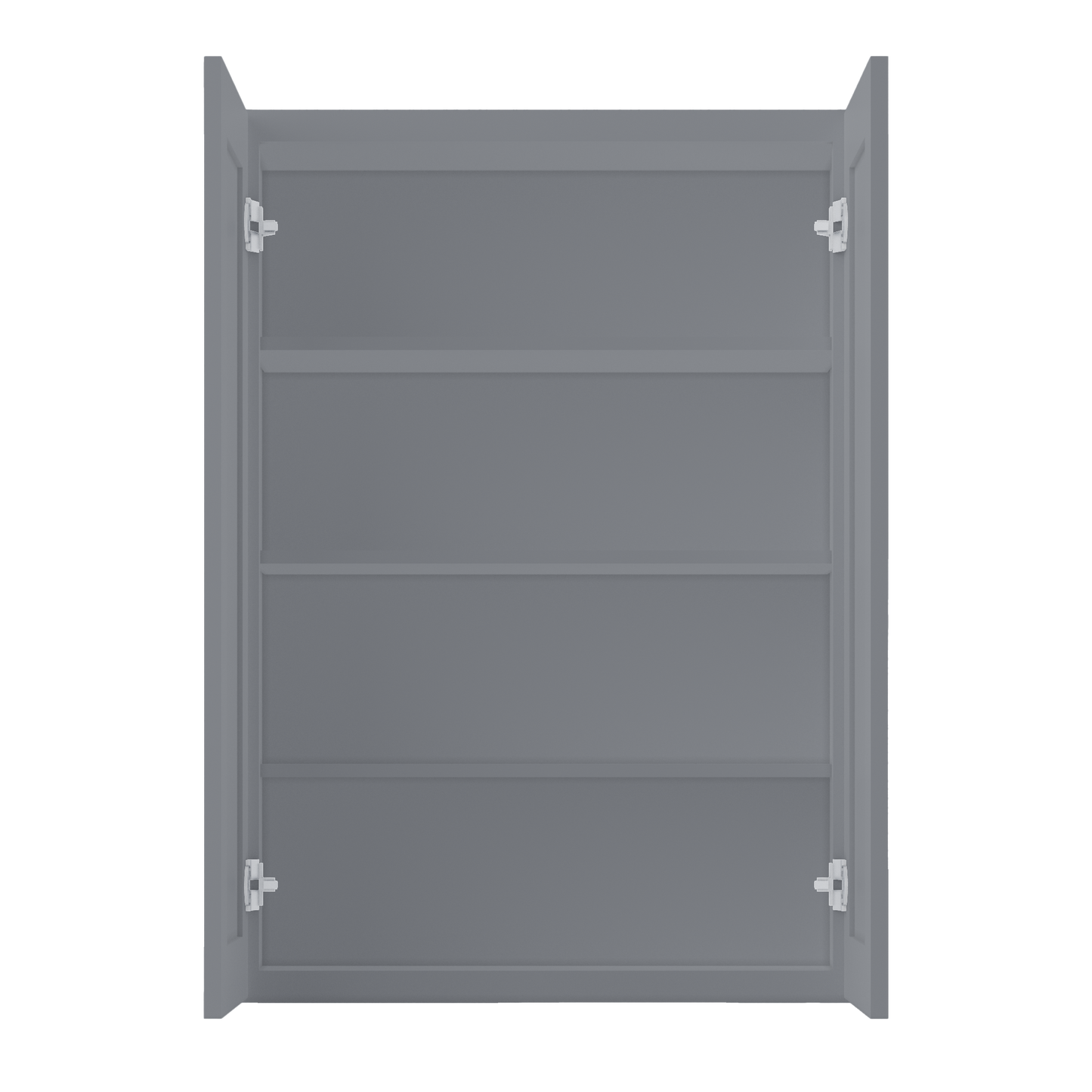 Wall Kitchen Cabinet W3042 Colonial Gray LessCare 30 in. width 42 in. height 12 in. depth - Kitchen Cabinets