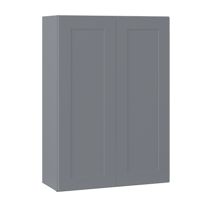 Wall Kitchen Cabinet W3042 Colonial Gray LessCare 30 in. width 42 in. height 12 in. depth - Kitchen Cabinets