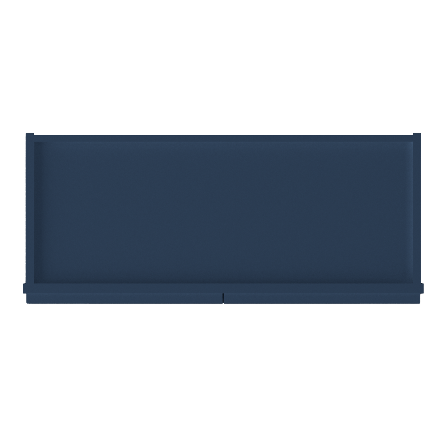 Wall Kitchen Cabinet W3042 Danbury Blue LessCare 30 in. width 42 in. height 12 in. depth - Kitchen Cabinets