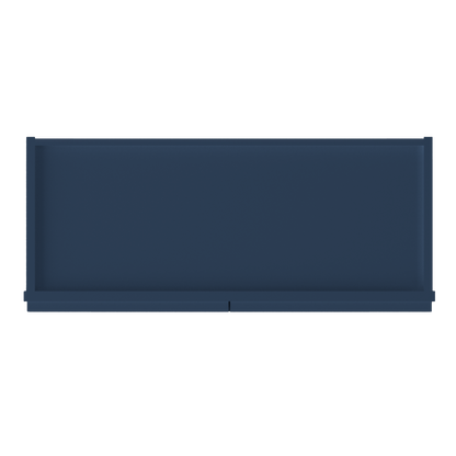 Wall Kitchen Cabinet W3042 Danbury Blue LessCare 30 in. width 42 in. height 12 in. depth - Kitchen Cabinets