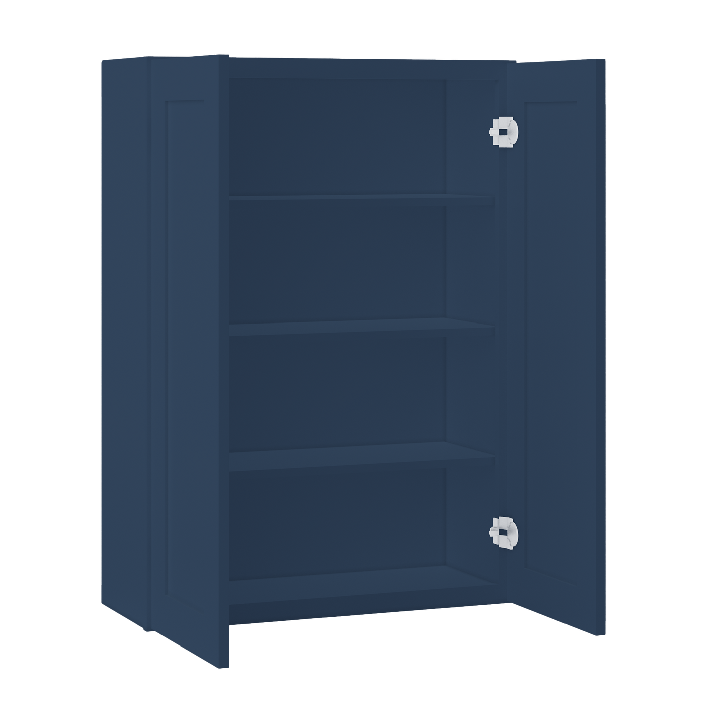 Wall Kitchen Cabinet W3042 Danbury Blue LessCare 30 in. width 42 in. height 12 in. depth - Kitchen Cabinets