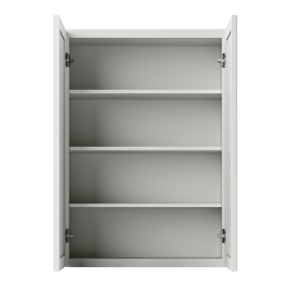Wall Kitchen Cabinet W3042 Milan Pearl 30 in. width 42 in. height 12 in. depth - Kitchen Cabinets