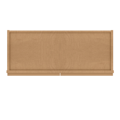 Wall Kitchen Cabinet W3042 Shaker Toffee LessCare 30 in. width 42 in. height 12 in. depth - Kitchen Cabinets