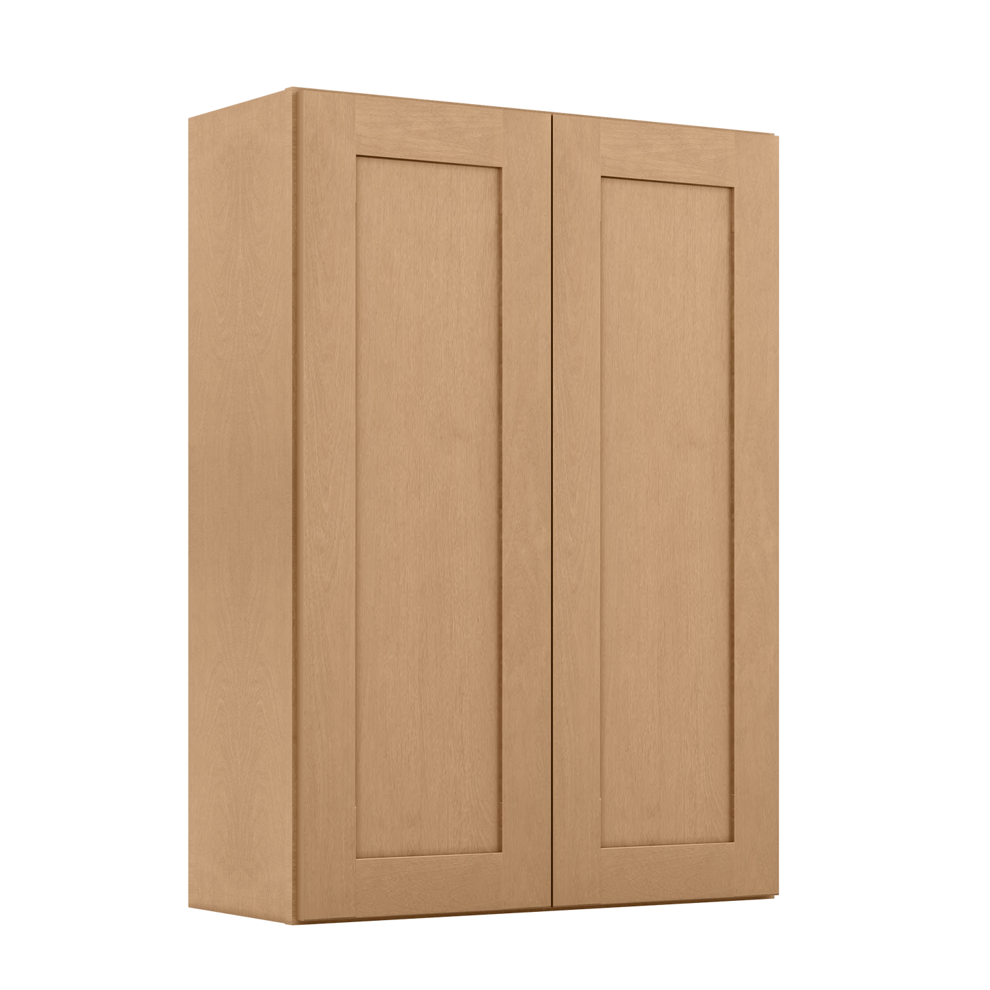 Wall Kitchen Cabinet W3042 Shaker Toffee LessCare 30 in. width 42 in. height 12 in. depth - Kitchen Cabinets