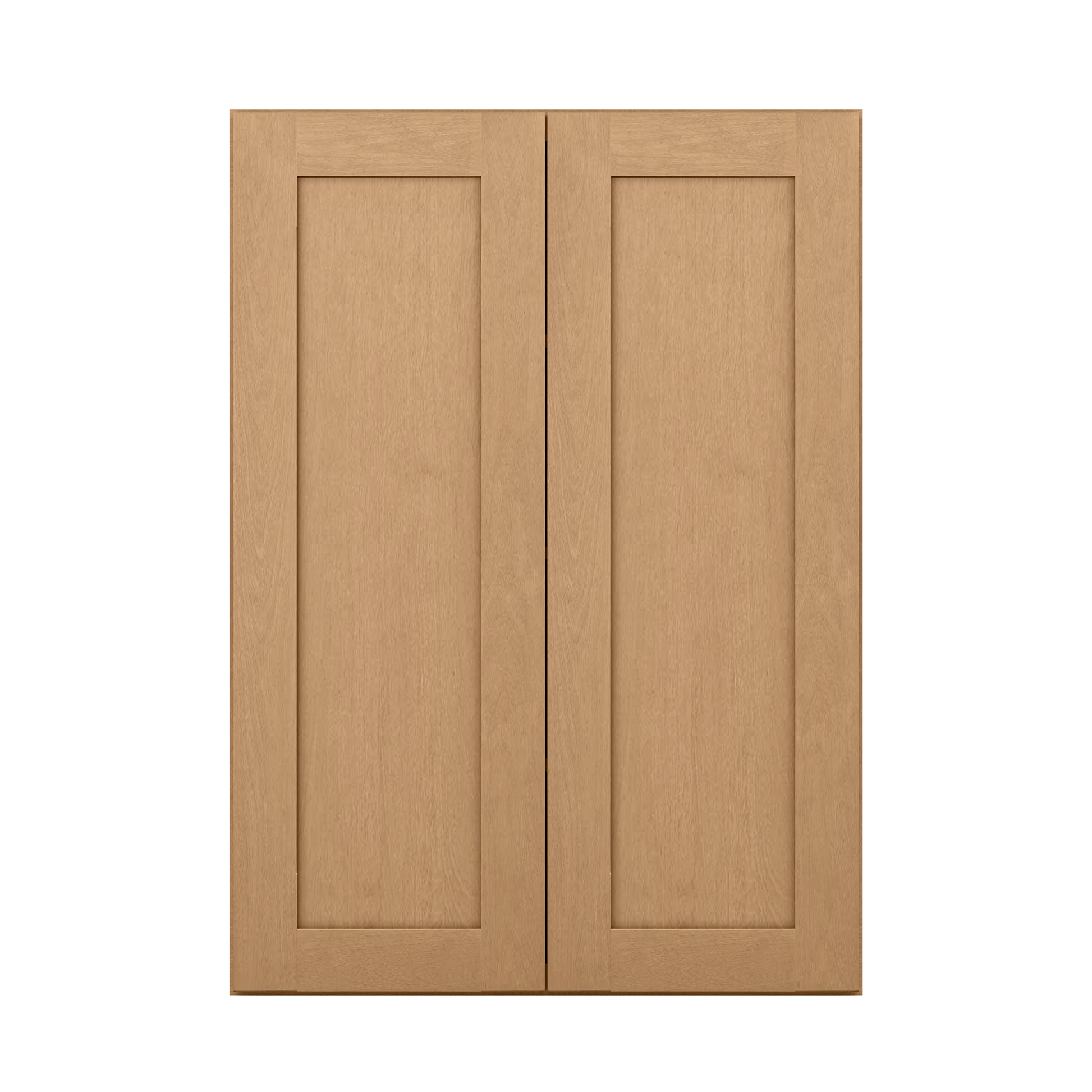 Wall Kitchen Cabinet W3042 Shaker Toffee LessCare 30 in. width 42 in. height 12 in. depth - Kitchen Cabinets