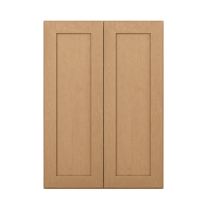 Wall Kitchen Cabinet W3042 Shaker Toffee LessCare 30 in. width 42 in. height 12 in. depth - Kitchen Cabinets