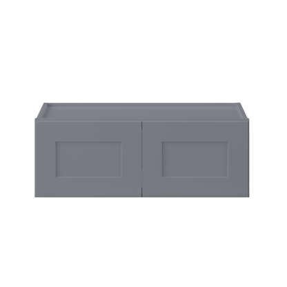 Wall Kitchen Cabinet W3312 Colonial Gray LessCare 33 in. width 12 in. height 12 in. depth - Kitchen Cabinets