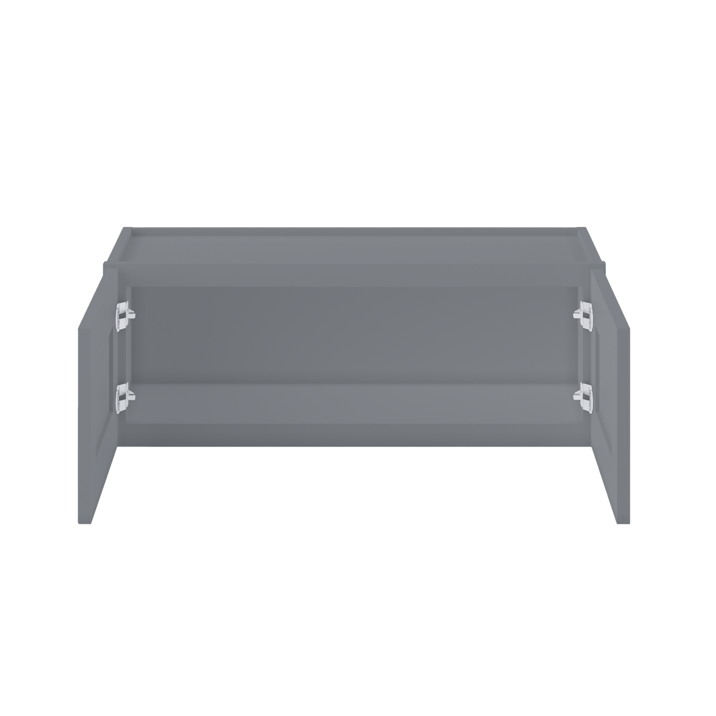 Wall Kitchen Cabinet W3312 Colonial Gray LessCare 33 in. width 12 in. height 12 in. depth - Kitchen Cabinets