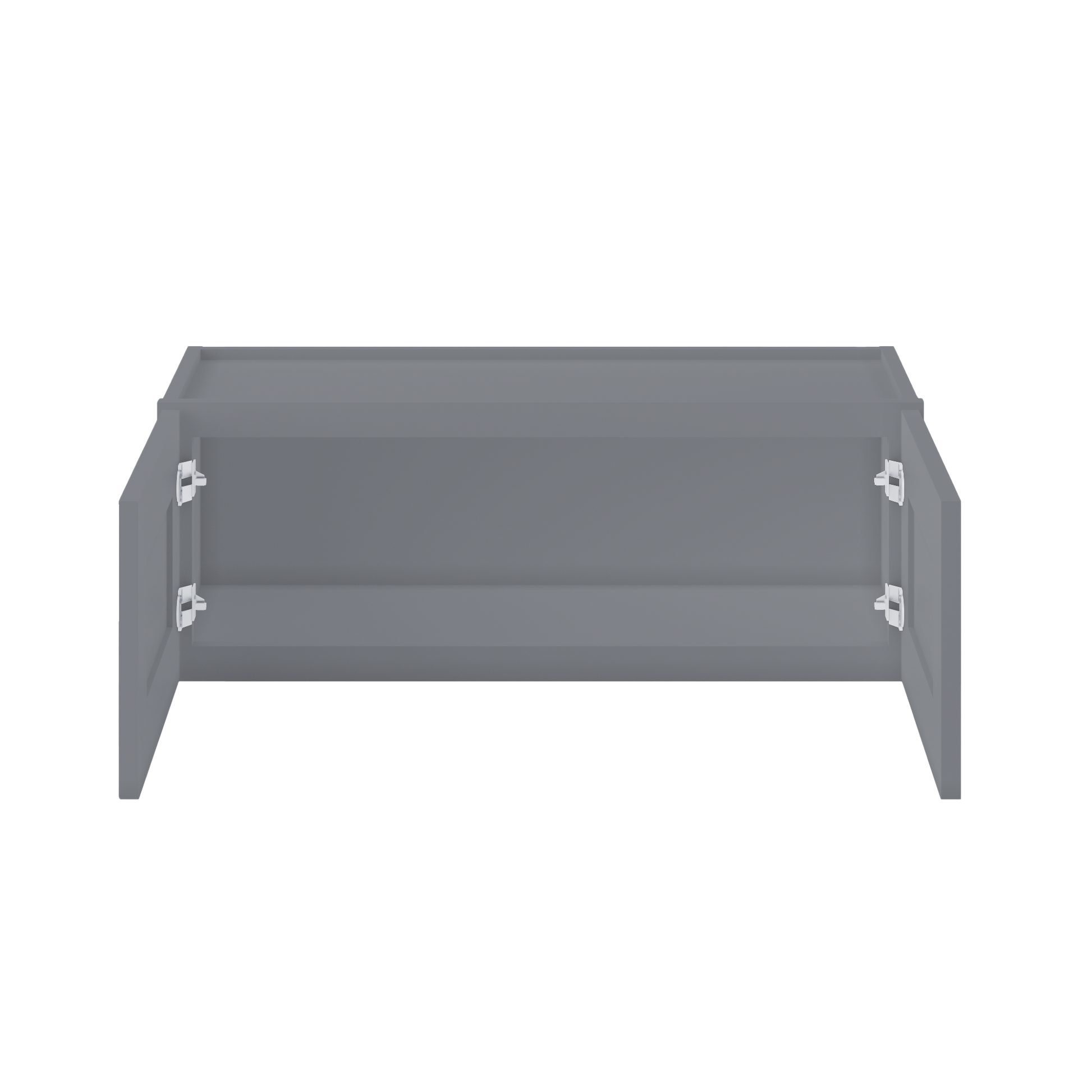 Wall Kitchen Cabinet W3312 Colonial Gray LessCare 33 in. width 12 in. height 12 in. depth - Kitchen Cabinets