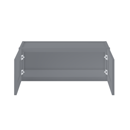 Wall Kitchen Cabinet W3312 Colonial Gray LessCare 33 in. width 12 in. height 12 in. depth - Kitchen Cabinets