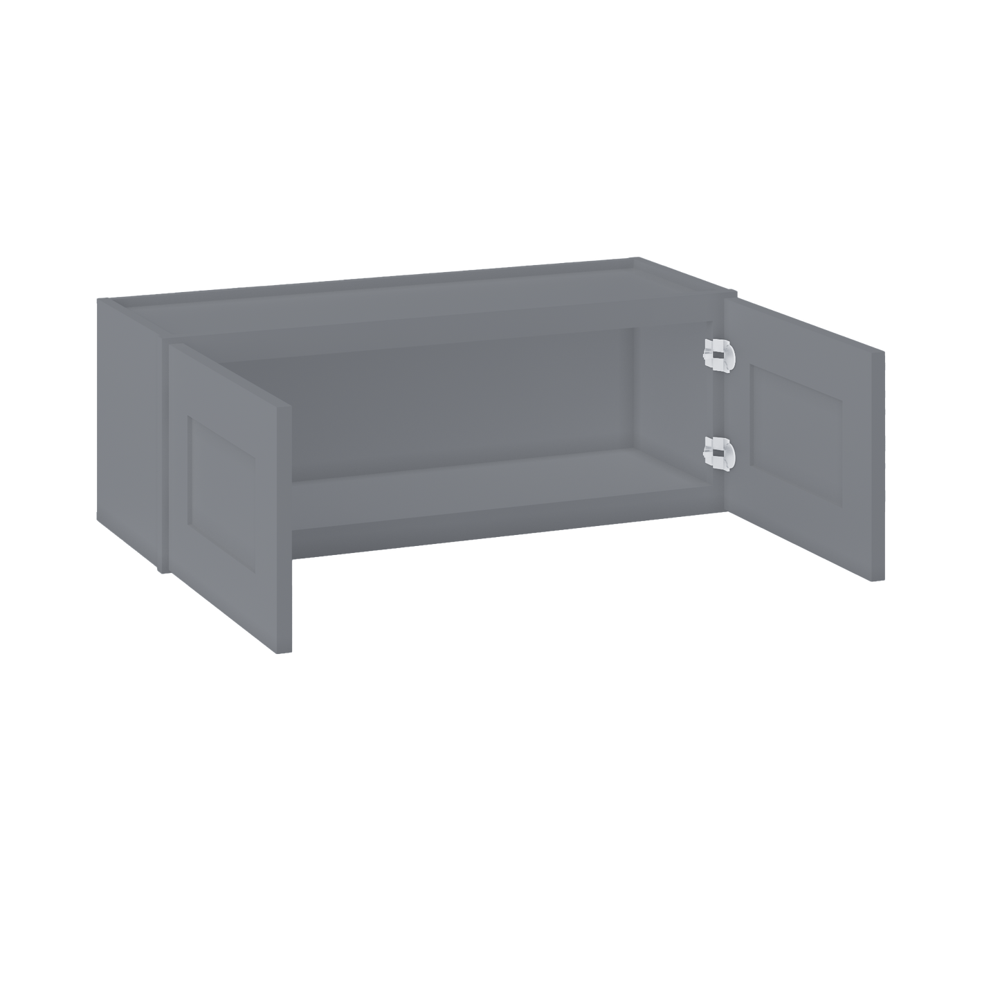 Wall Kitchen Cabinet W3312 Colonial Gray LessCare 33 in. width 12 in. height 12 in. depth - Kitchen Cabinets