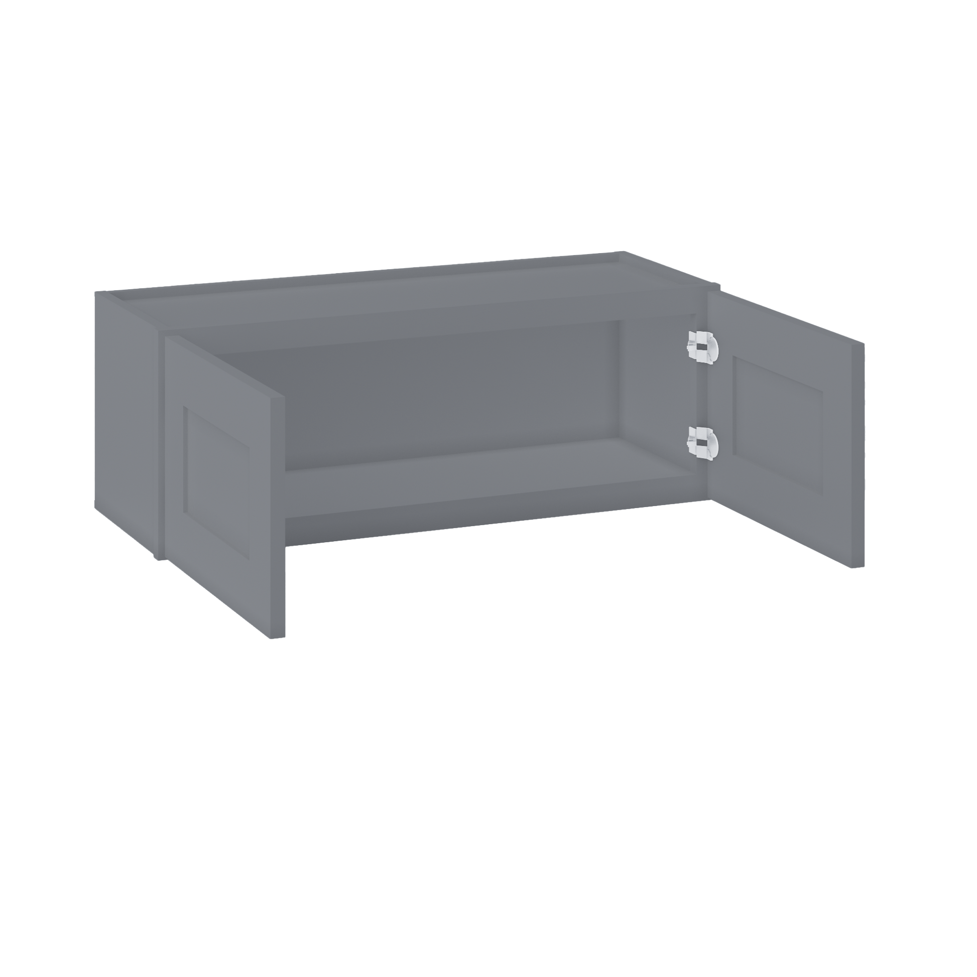 Wall Kitchen Cabinet W3312 Colonial Gray LessCare 33 in. width 12 in. height 12 in. depth - Kitchen Cabinets