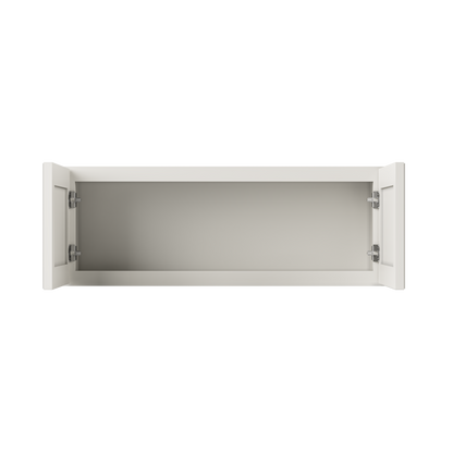 Wall Kitchen Cabinet W3312 Milan Pearl 33 in. width 12 in. height 12 in. depth - Kitchen Cabinets