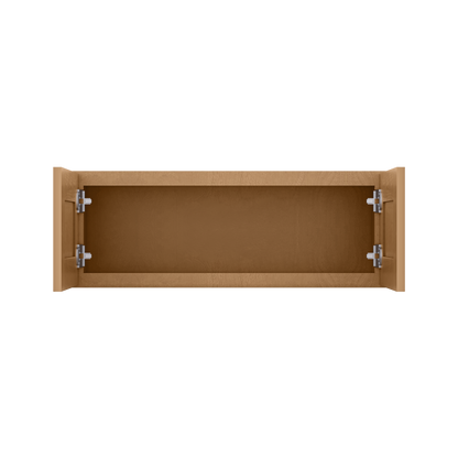 Wall Kitchen Cabinet W3312 Shaker Toffee LessCare 33 in. width 12 in. height 12 in. depth - Kitchen Cabinets