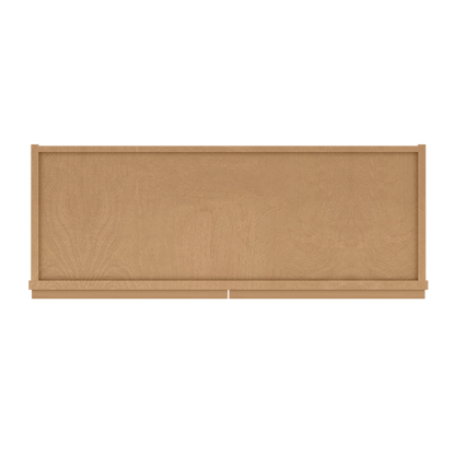 Wall Kitchen Cabinet W3312 Shaker Toffee LessCare 33 in. width 12 in. height 12 in. depth - Kitchen Cabinets