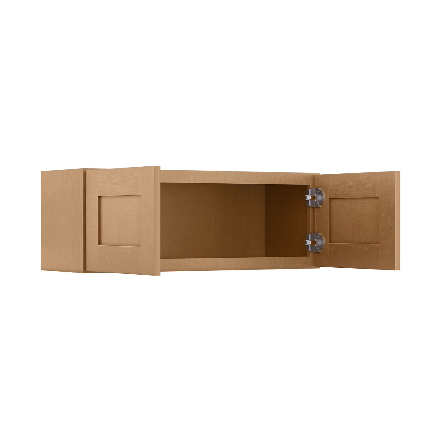 Wall Kitchen Cabinet W3312 Shaker Toffee LessCare 33 in. width 12 in. height 12 in. depth - Kitchen Cabinets