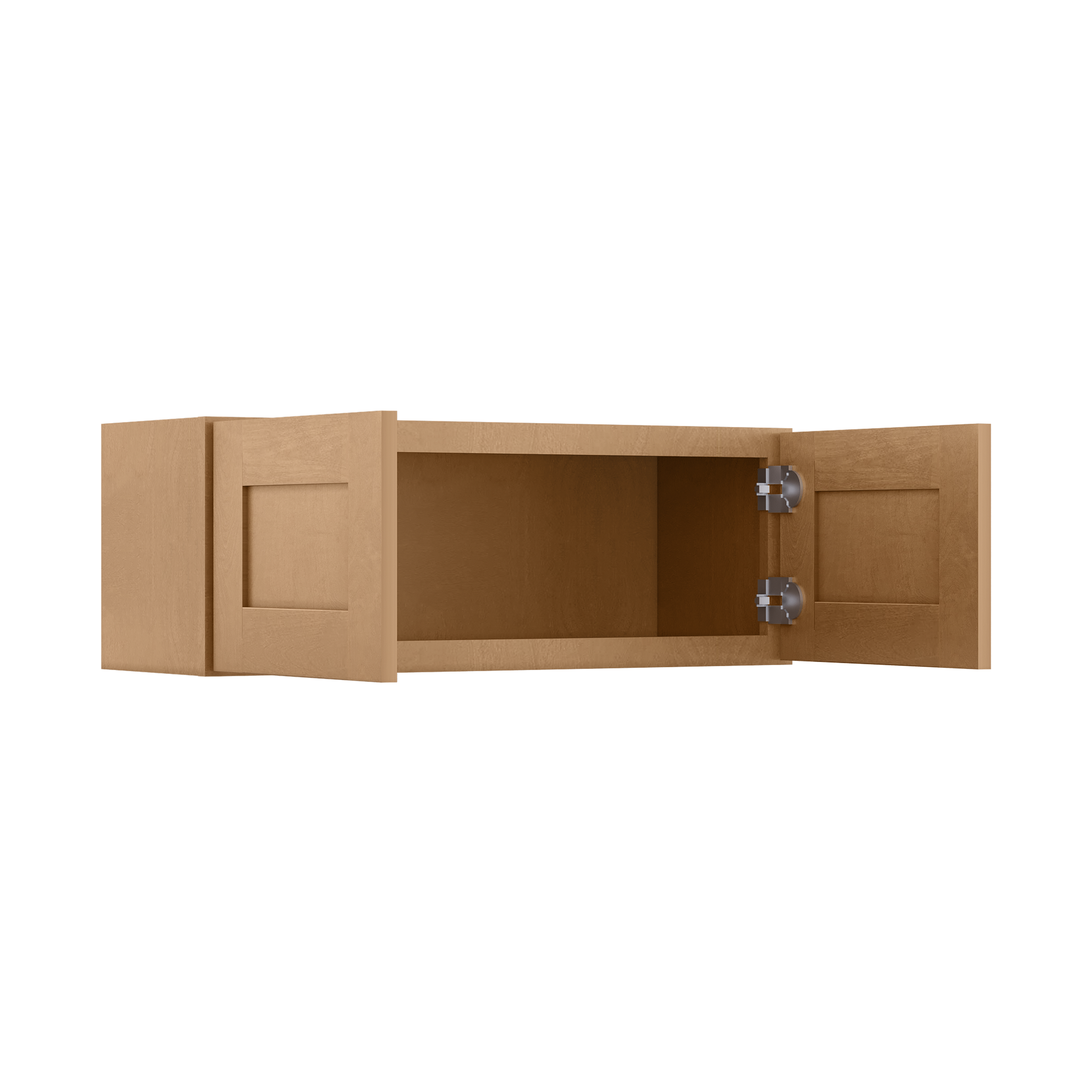 Wall Kitchen Cabinet W3312 Shaker Toffee LessCare 33 in. width 12 in. height 12 in. depth - Kitchen Cabinets