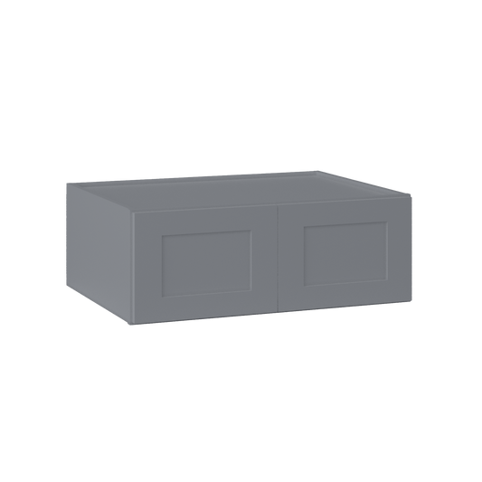 Wall Kitchen Cabinet W331224 Colonial Gray LessCare 33 in. width 12 in. height 24 in. depth - Kitchen Cabinets