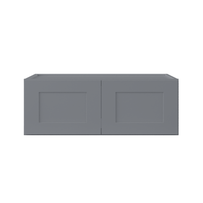 Wall Kitchen Cabinet W331224 Colonial Gray LessCare 33 in. width 12 in. height 24 in. depth - Kitchen Cabinets