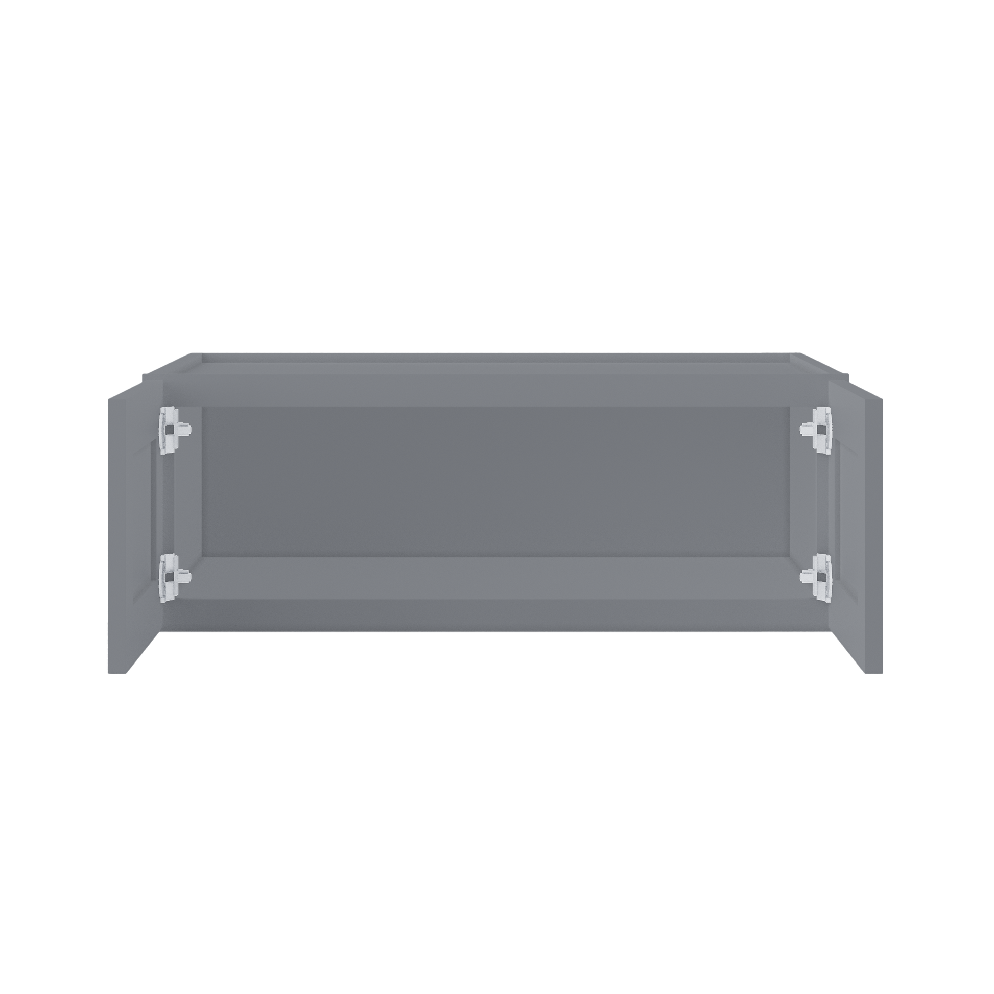 Wall Kitchen Cabinet W331224 Colonial Gray LessCare 33 in. width 12 in. height 24 in. depth - Kitchen Cabinets