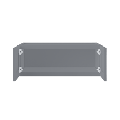 Wall Kitchen Cabinet W331224 Colonial Gray LessCare 33 in. width 12 in. height 24 in. depth - Kitchen Cabinets