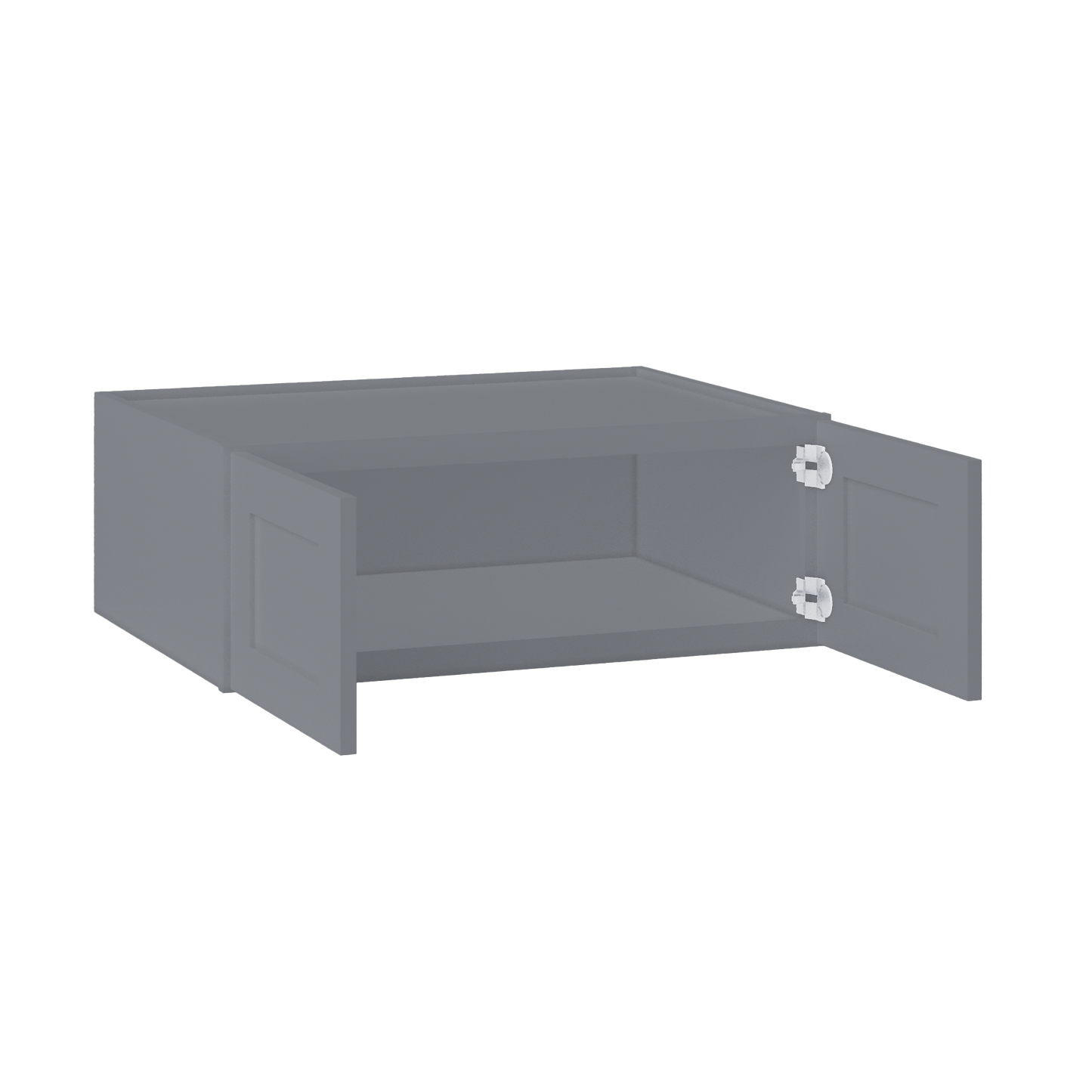 Wall Kitchen Cabinet W331224 Colonial Gray LessCare 33 in. width 12 in. height 24 in. depth - Kitchen Cabinets