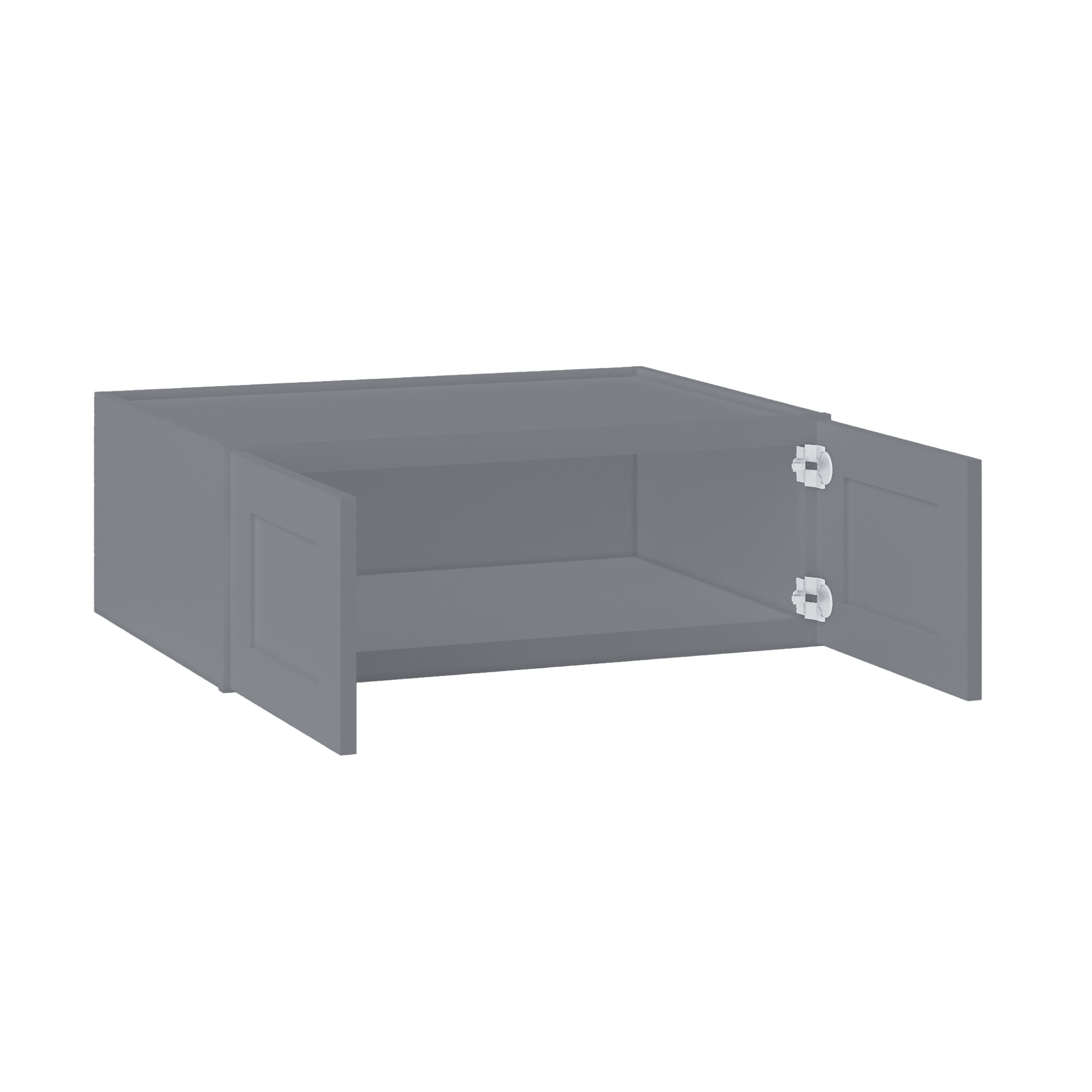 Wall Kitchen Cabinet W331224 Colonial Gray LessCare 33 in. width 12 in. height 24 in. depth - Kitchen Cabinets