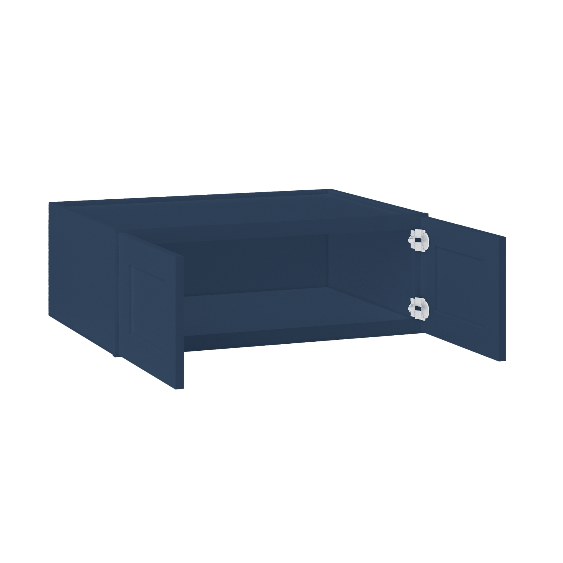 Wall Kitchen Cabinet W331224 Danbury Blue LessCare 33 in. width 12 in. height 24 in. depth - Kitchen Cabinets