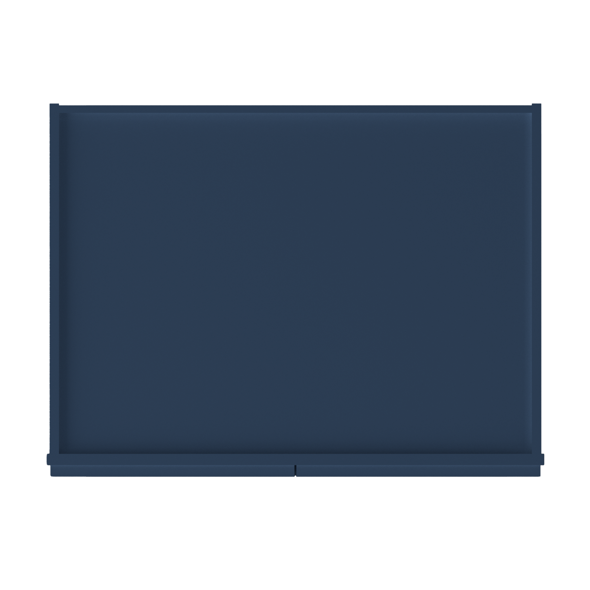 Wall Kitchen Cabinet W331224 Danbury Blue LessCare 33 in. width 12 in. height 24 in. depth - Kitchen Cabinets