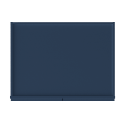 Wall Kitchen Cabinet W331224 Danbury Blue LessCare 33 in. width 12 in. height 24 in. depth - Kitchen Cabinets