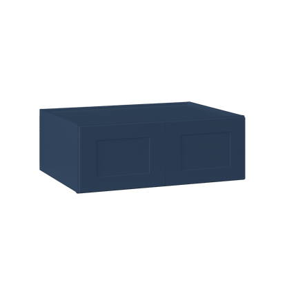 Wall Kitchen Cabinet W331224 Danbury Blue LessCare 33 in. width 12 in. height 24 in. depth - Kitchen Cabinets
