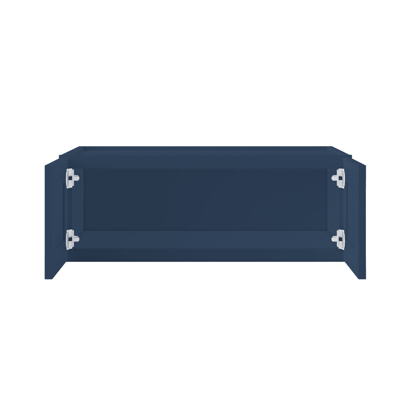 Wall Kitchen Cabinet W331224 Danbury Blue LessCare 33 in. width 12 in. height 24 in. depth - Kitchen Cabinets