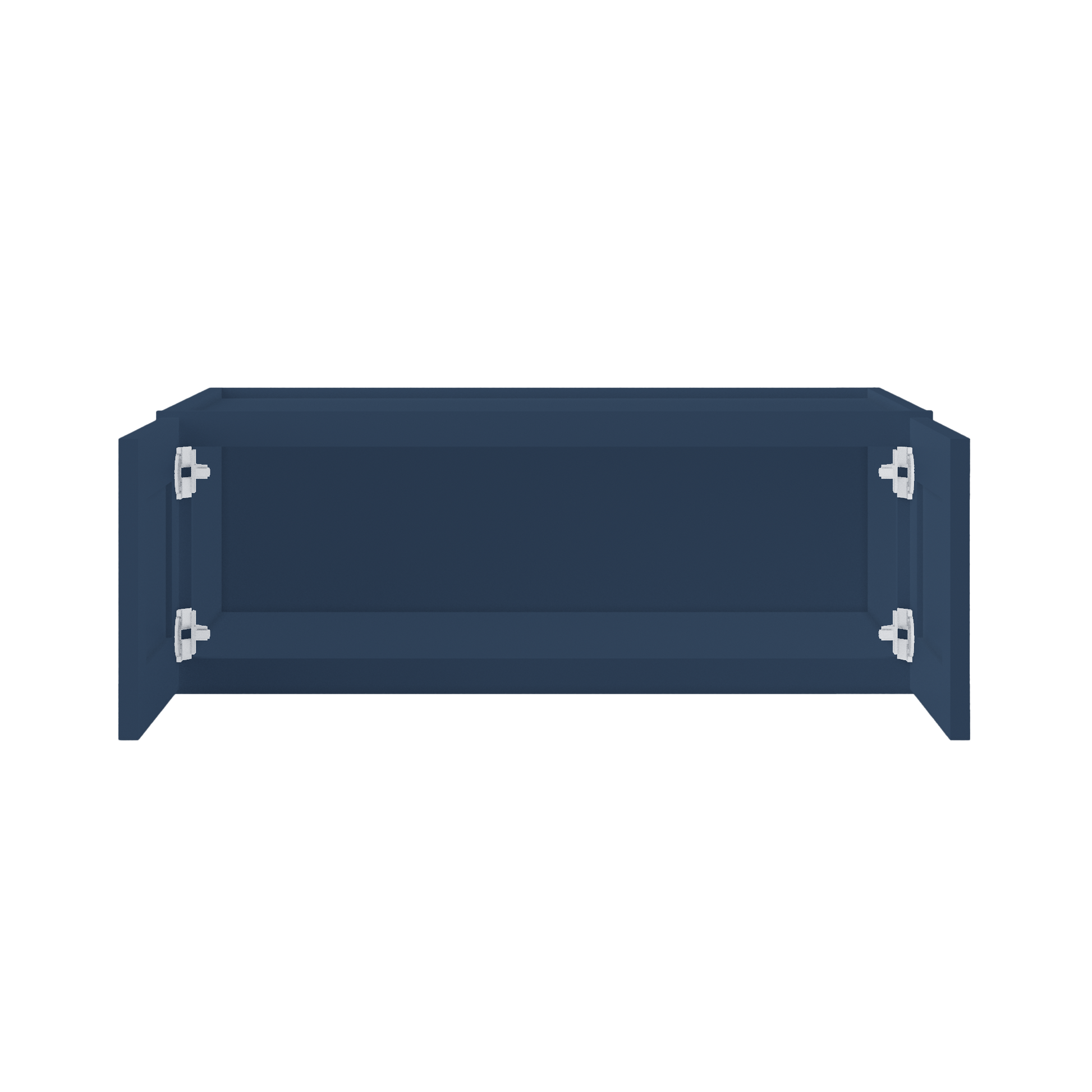 Wall Kitchen Cabinet W331224 Danbury Blue LessCare 33 in. width 12 in. height 24 in. depth - Kitchen Cabinets