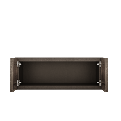 Wall Kitchen Cabinet W331224 Milan Slate LessCare 33 in. width 12 in. height 24 in. depth - Kitchen Cabinets