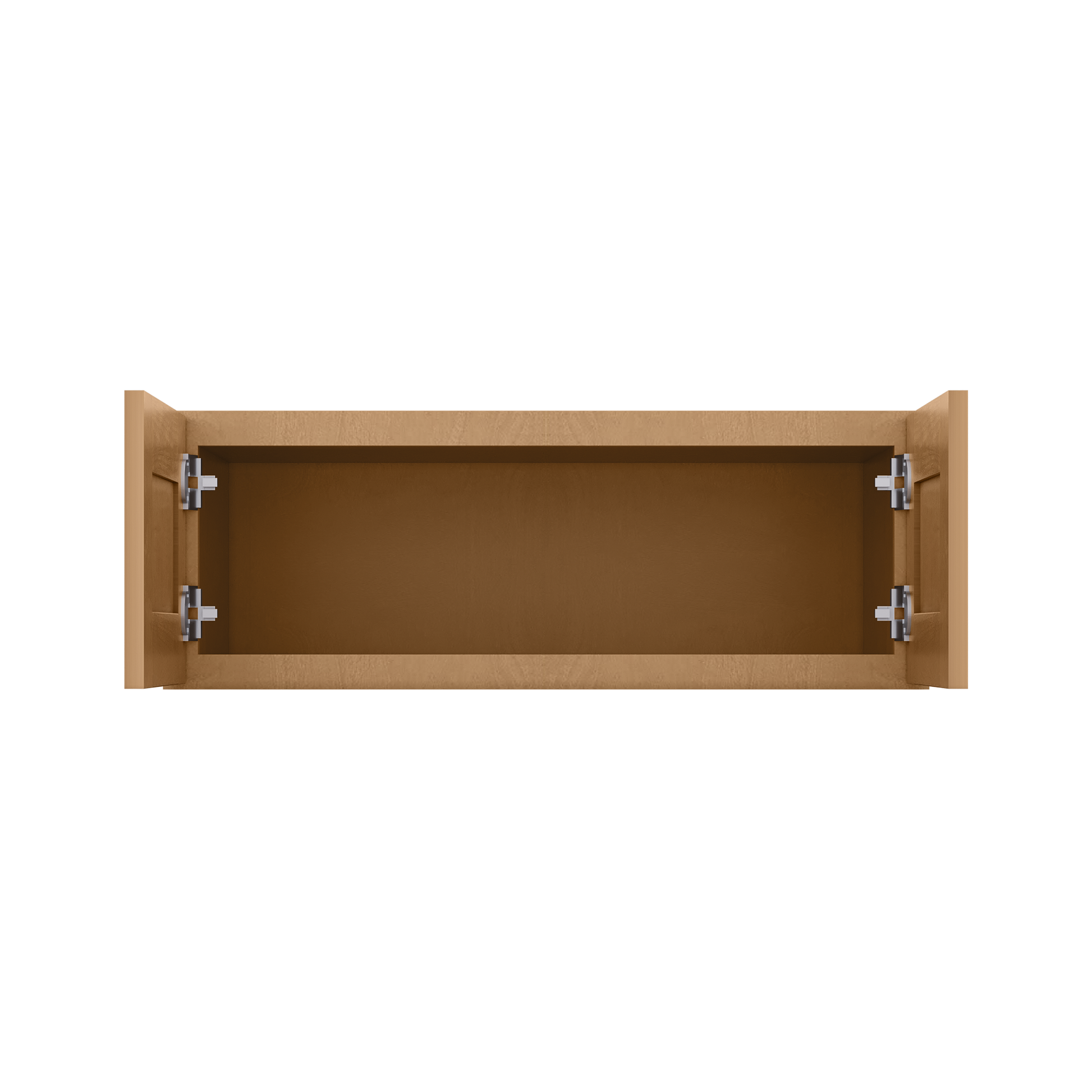 Wall Kitchen Cabinet W331224 Shaker Toffee LessCare 33 in. width 12 in. height 24 in. depth - Kitchen Cabinets