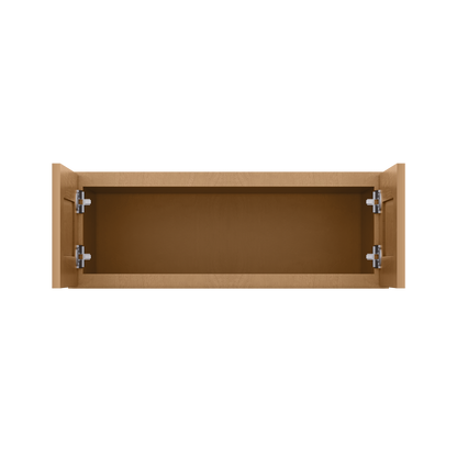 Wall Kitchen Cabinet W331224 Shaker Toffee LessCare 33 in. width 12 in. height 24 in. depth - Kitchen Cabinets
