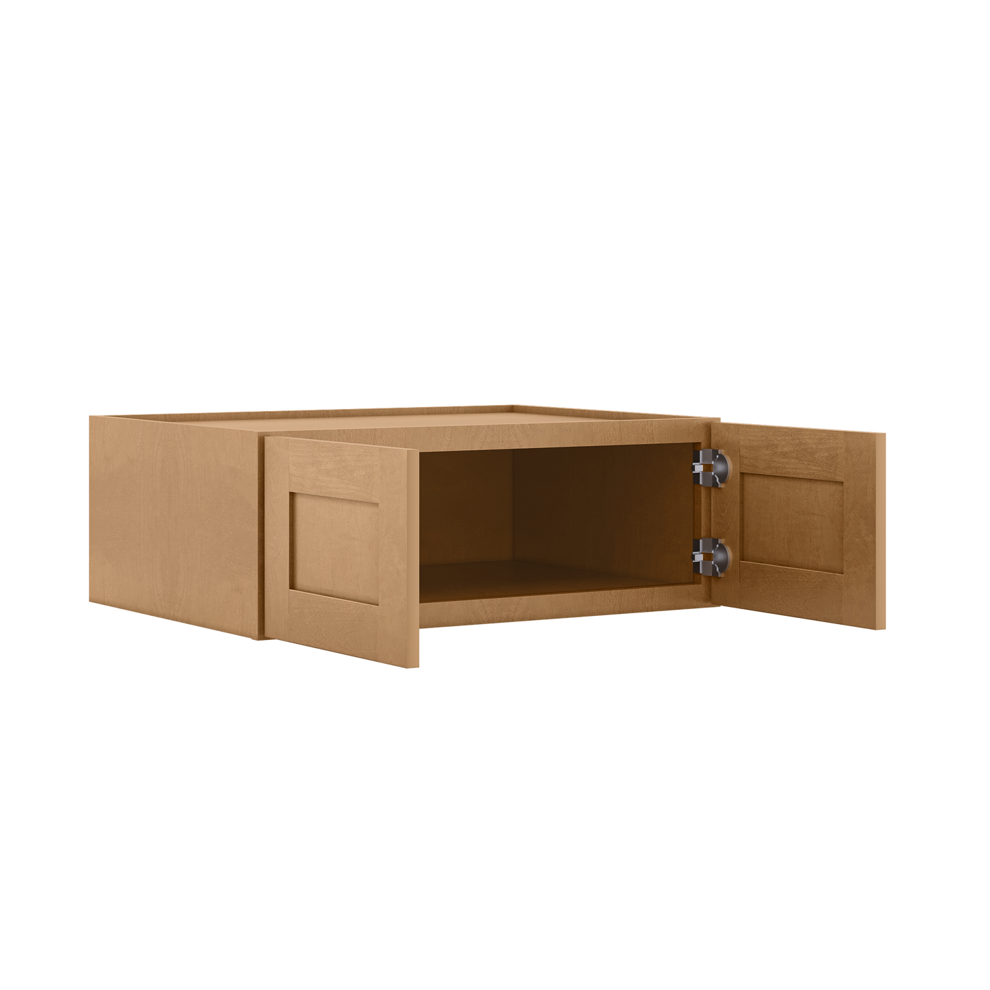 Wall Kitchen Cabinet W331224 Shaker Toffee LessCare 33 in. width 12 in. height 24 in. depth - Kitchen Cabinets