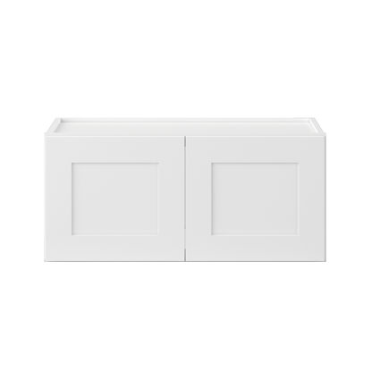 Wall Kitchen Cabinet W3315 Alpina White LessCare 33 in. width 15 in. height 12 in. depth - Kitchen Cabinets