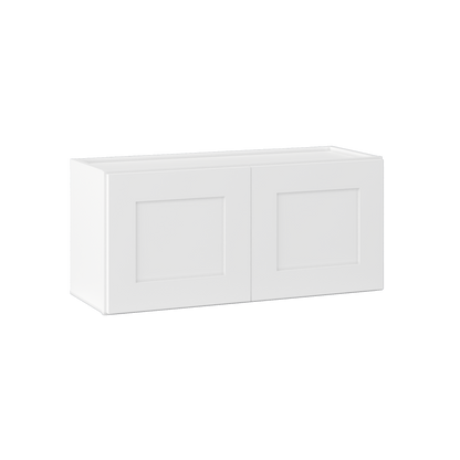 Wall Kitchen Cabinet W3315 Alpina White LessCare 33 in. width 15 in. height 12 in. depth - Kitchen Cabinets