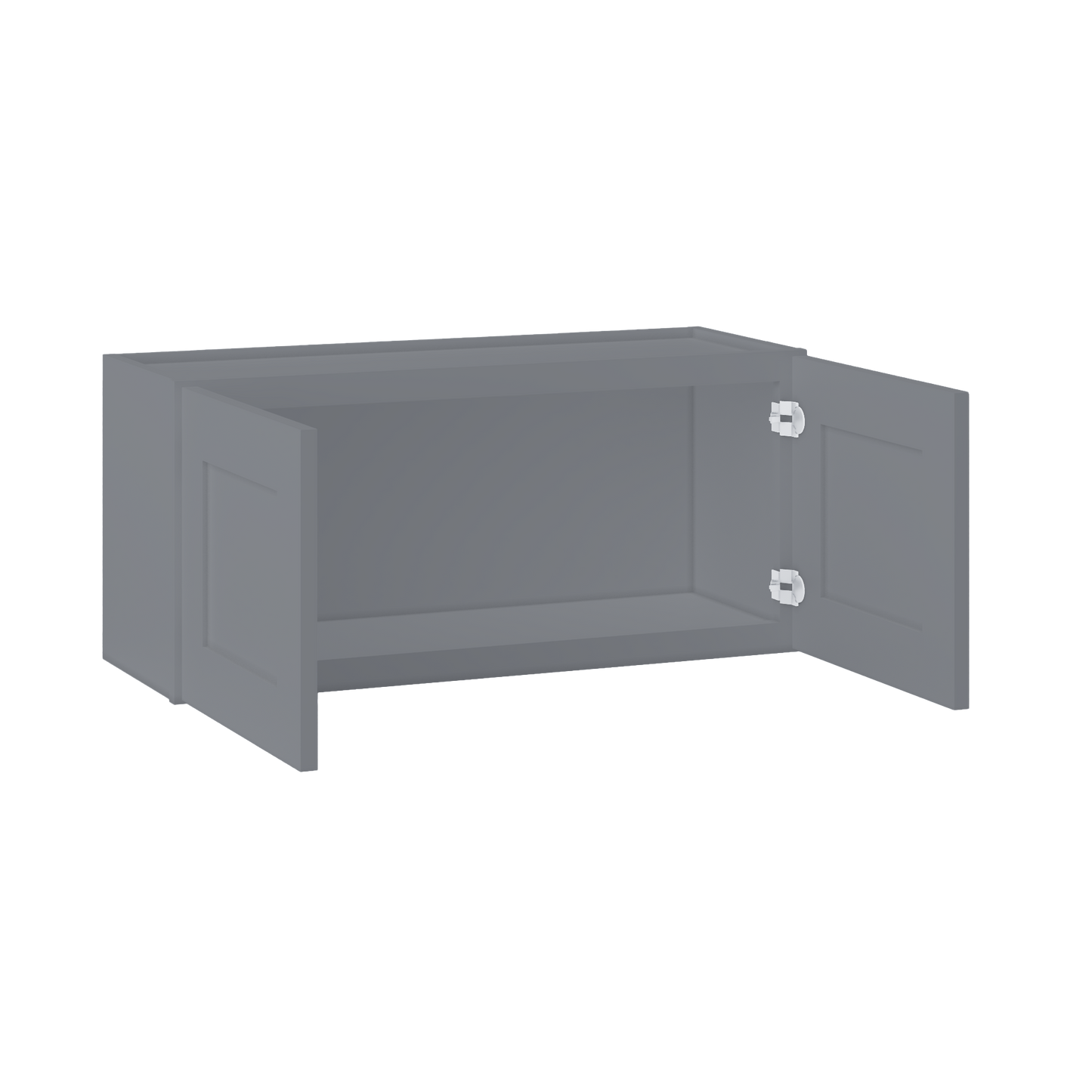 Wall Kitchen Cabinet W3315 Colonial Gray LessCare 33 in. width 15 in. height 12 in. depth - Kitchen Cabinets