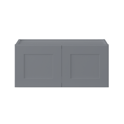 Wall Kitchen Cabinet W3315 Colonial Gray LessCare 33 in. width 15 in. height 12 in. depth - Kitchen Cabinets