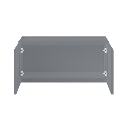 Wall Kitchen Cabinet W3315 Colonial Gray LessCare 33 in. width 15 in. height 12 in. depth - Kitchen Cabinets