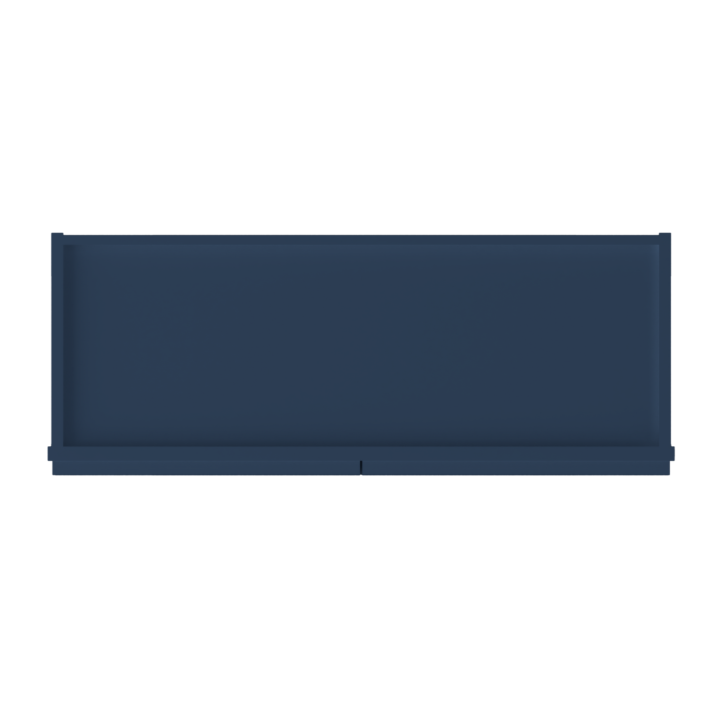 Wall Kitchen Cabinet W3315 Danbury Blue LessCare 33 in. width 15 in. height 12 in. depth - Kitchen Cabinets